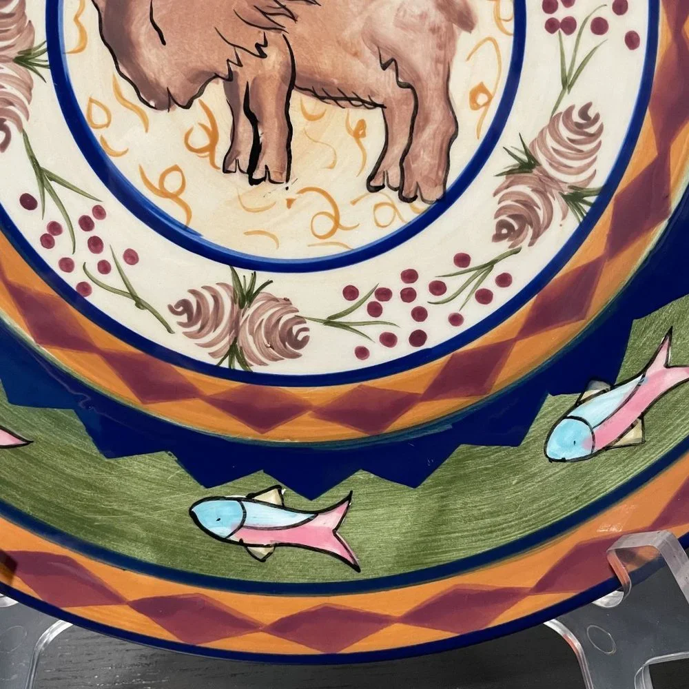 Zrike Field & Stream Salad Plate Buffalo 9.75